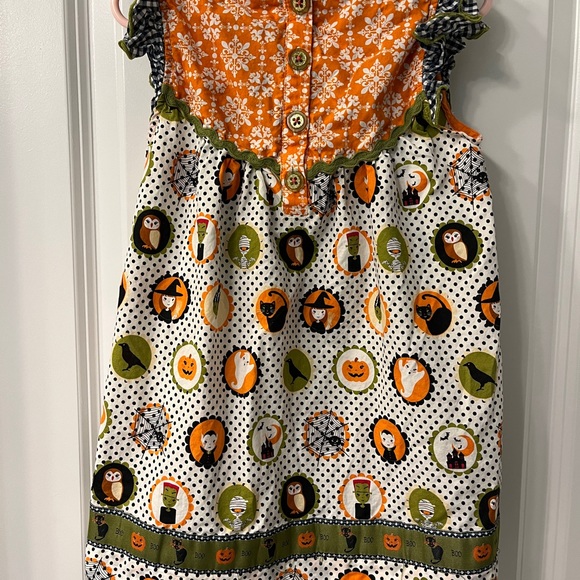 Matilda Jane Halloween tunic top. 🎃 Sister set available! Size 6 and 8. SOLD - Picture 3 of 4